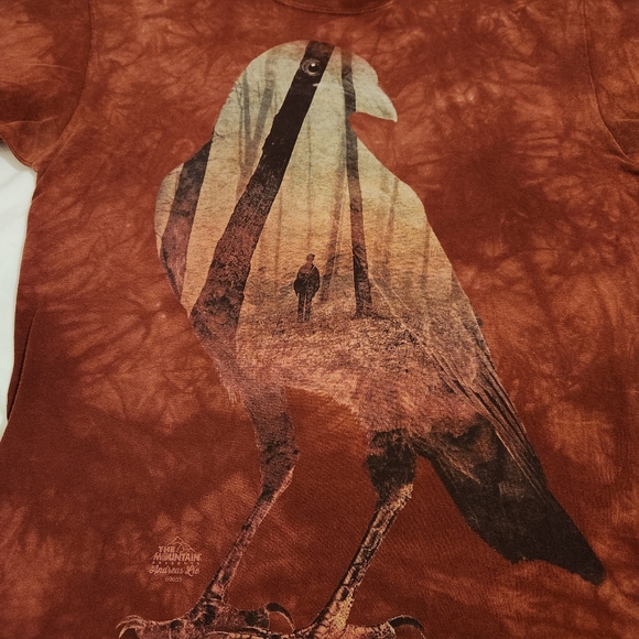 Vintage Bird Tie Dye T Shirt from The Mountain - Picture 5 of 5
